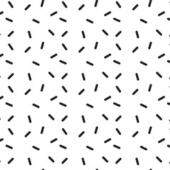 Sprinkle vector seamless pattern background. Donut pattern for celebration design. Doodle sketch vector illustration.