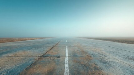 Endless Road into the Misty Horizon: A Journey into the Unknown