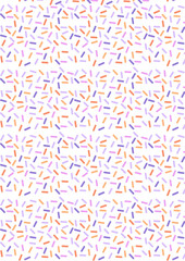 pattern with confetti