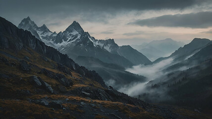 panorama of the mountains