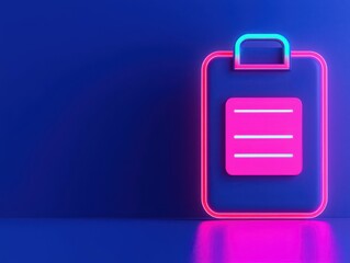 register concept. Interactive registration form with secure verification feedback, glowing animations, 3D illustration