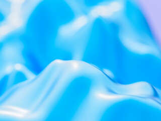 wallpaper of a blue wave on a light background, in transparent oriental minimalism white background