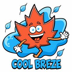 sticker design of cool