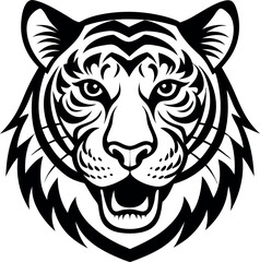 tiger head vector