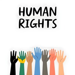 Obraz premium international human rights day