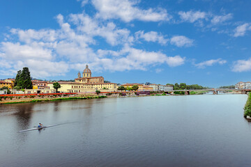 Santa Maria del Carmine is a church in Florence on the south bank of the Arno River in the Oltrarno district of Florence,