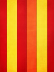 Fototapeta premium Vibrant Red and Yellow Striped Background - Bold red, yellow, and orange stripes create a dynamic and energetic backdrop perfect for various designs. Symbolizing energy, warmth, celebration, and mode