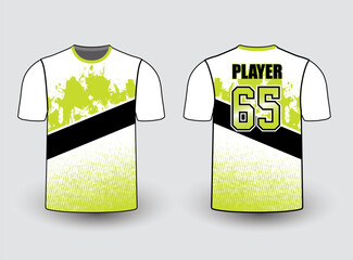 Sports gear template mockup is a perfect fit for all sports. The designs that go on casual wear, shirts, fashion apparel, and all kinds of team uniform