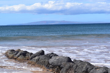 Maui Hawaii sea and rocks