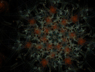 Imaginatory fractal abstract background Image