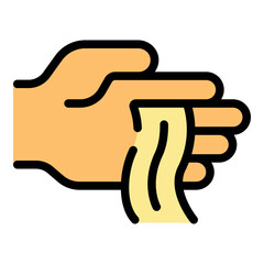 Close up of hand kneading dough, demonstrating traditional baking techniques