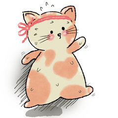 Cartoon cat 