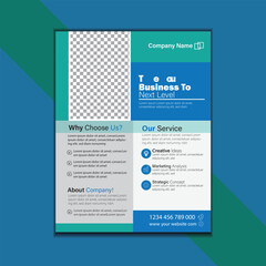 Corporate Flyer template layout design. business marketing flyer