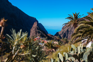 Masca- und Teno-Gebirge auf Teneriffa, Kanarische Inseln, Spanien.