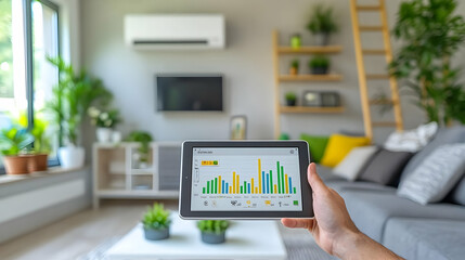 Smart Home Energy Monitoring Illustration