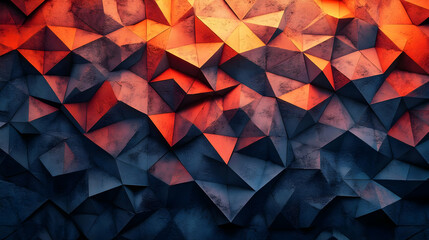 Abstract 3D Low Poly Background