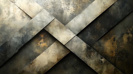 Abstract Metallic Crosshatch: A Study in Texture and Tone