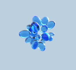 blue drops cluster