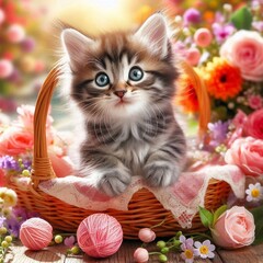 niedliches Kätzchen