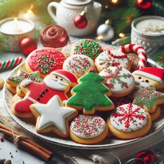 Obraz premium Weihnachtsgebäck