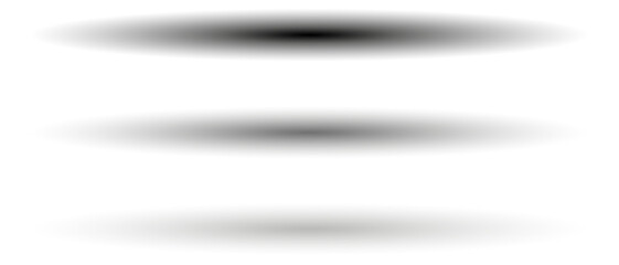 3 OMBRES OVALES SIMPLES GRISES ÉTIRÉES © kazy