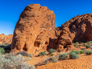 Das Valley of Fire und seine wunderschönen Felsen