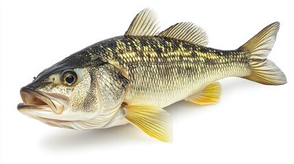 A detailed image of a freshwater fish, showcasing its features and colors.