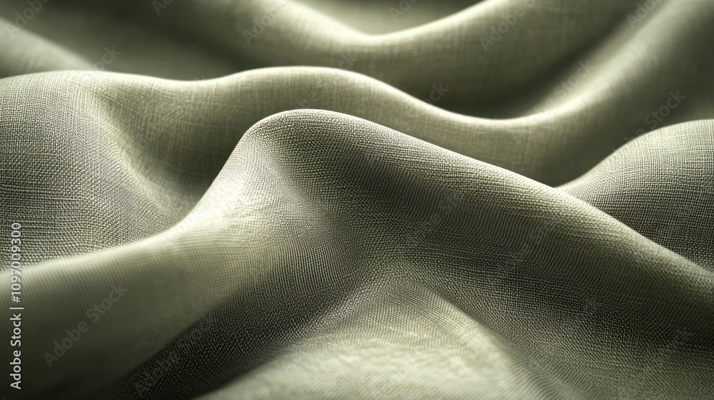 Aufkleber a close-up of softly draped fabric showcasing gentle folds and texture.