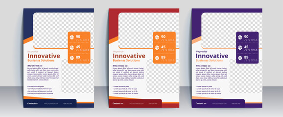 Modern Corporate Flyer Banner Template Set