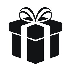 Minimalist and flat celebration gift box icons, perfect for elegant gifting in any festive or special event, gift box isolated on white background