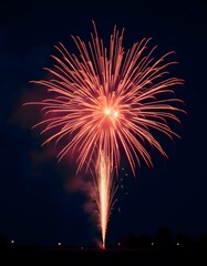 Abstract fireworks art with bold, vibrant streaks on a dark background