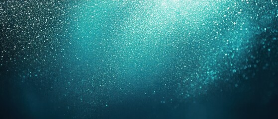 Obraz premium Abstract Teal Glitter Background Shimmering Sparkle Texture