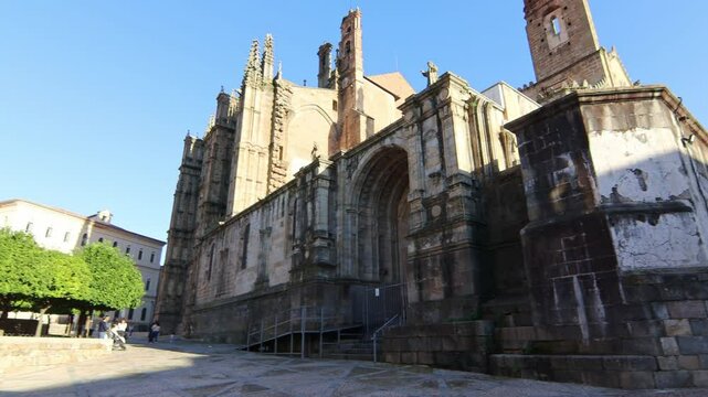 Plasencia Cathedral or Cathedral of Santa Maria is the common name given to the episcopal seat of the Diocese of Plasencia, Extremadura, Spain.