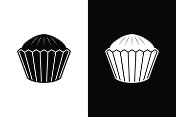 Muffin tin icon vector on White Background Vector Art Illustration on white background.