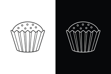 Muffin tin icon vector on White Background Vector Art Illustration on white background.