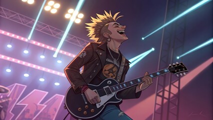 Obraz premium rock poster