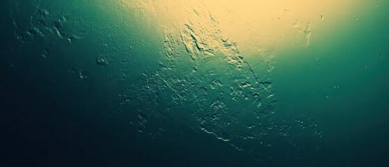 Fototapeta premium Abstract Teal Textured Background Showing Gradient And Depth