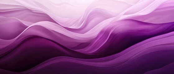 Obraz premium Abstract Purple and White Wave Design