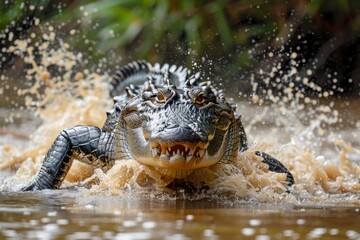 Saltwater Crocodile Hunting Near Hunter River in Australia s Mitchell River National Park