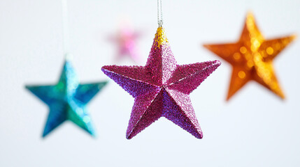 Obraz premium Star Decoration isolated on a white background