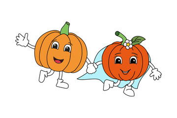 Obraz premium Pumpkin Wedding