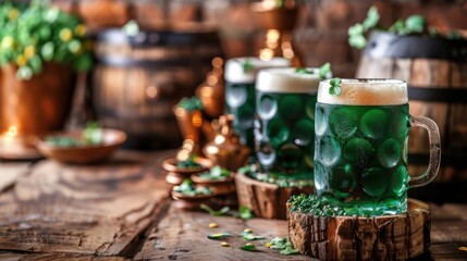 Irish beer and drinks, Saint Patricks Day