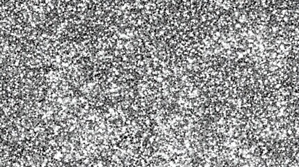 A shimmering silver glitter texture, ideal for backgrounds and decorative purposes.