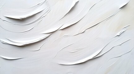 Obraz premium White background, large areas of white, smooth brushstrokes