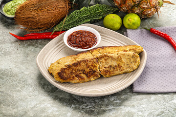 Indian chiken kebab minced meat