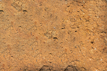 Large orange colored stone or brick texture background with scratches, marks, grunge, cracked for posts, graphic design, social media.