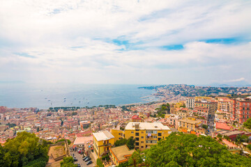Captured from Sant'Elmo Castle, this photo reveals Naples’ vast cityscape, historic architecture, and iconic Mount Vesuvius framed by the Italian sky
