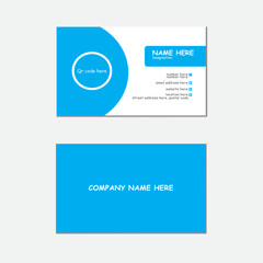Clean business card templete for business card layout and professional use