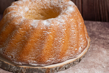 Homemade cake, 