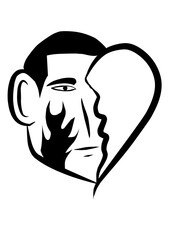 Obraz premium person with heart
